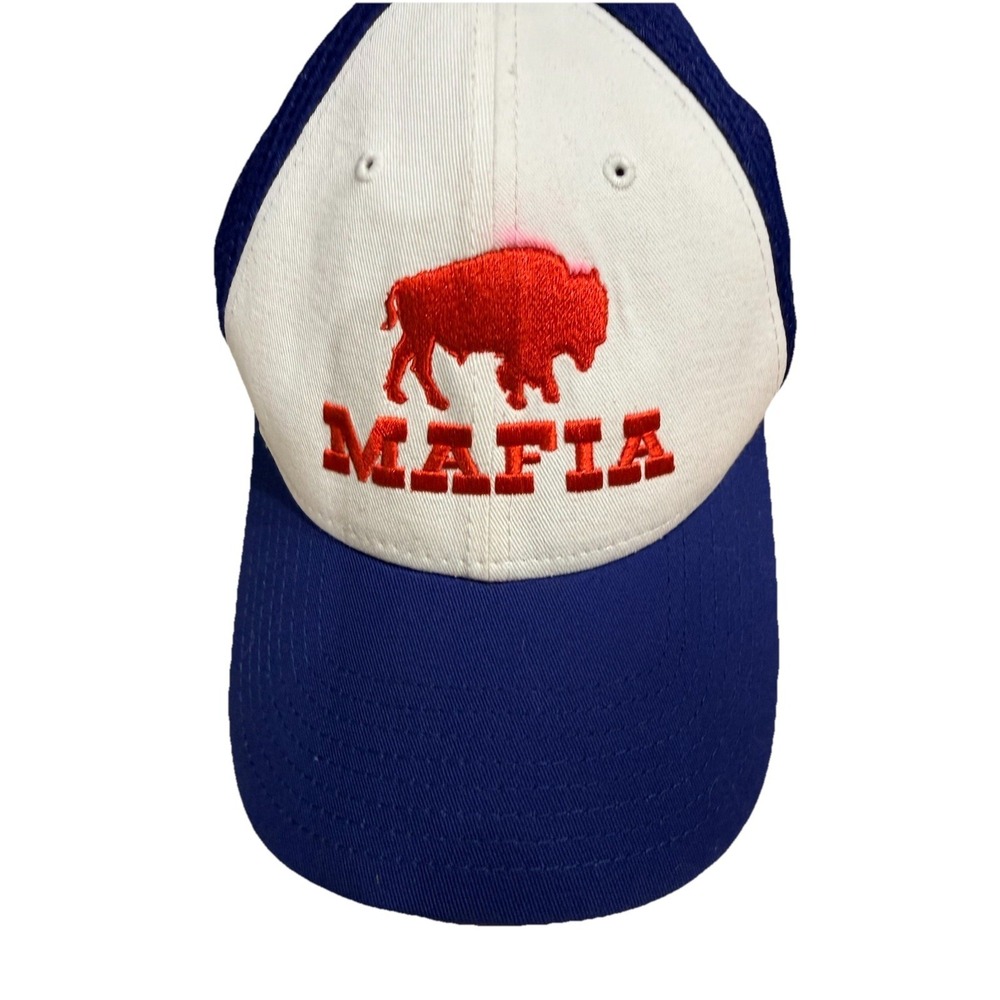 BUFFALO BILLS New‎ Era 9forty Mafia EMBROIDERED LOGO Trucker HAT CAP SNAPBACK Os